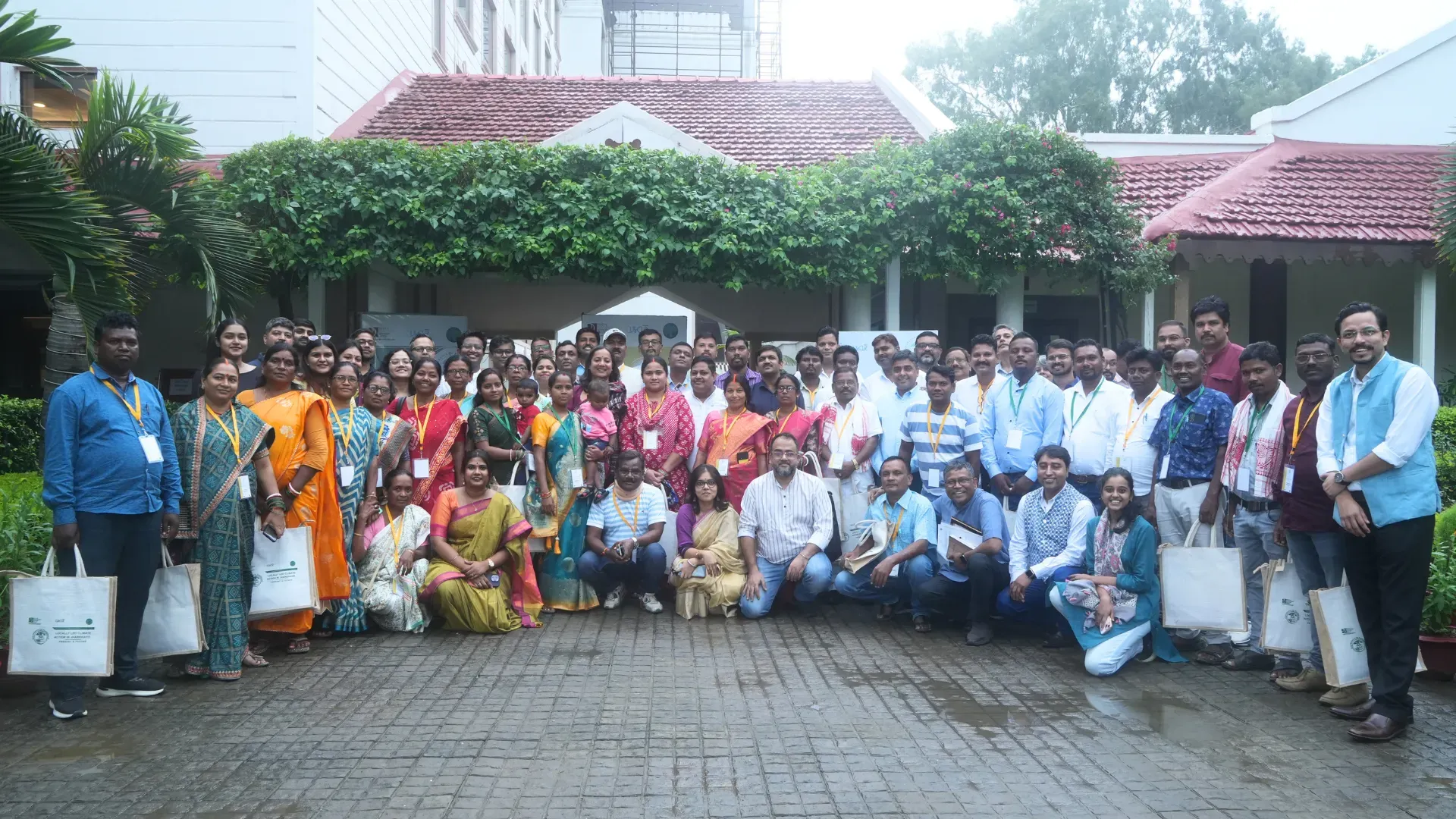 Post event group photo from a Conference of Panchayats event at Jharkhand